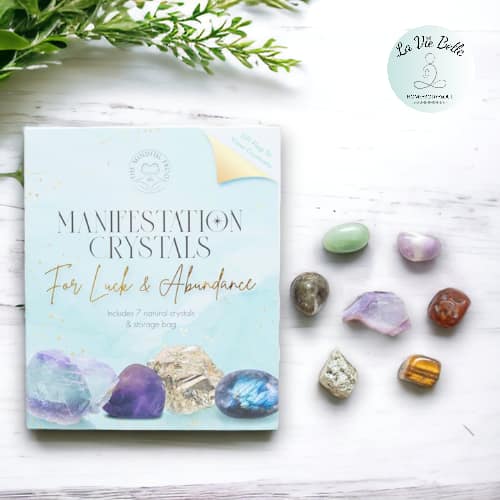Manifestation Crystal Kit for Luck and Abundance