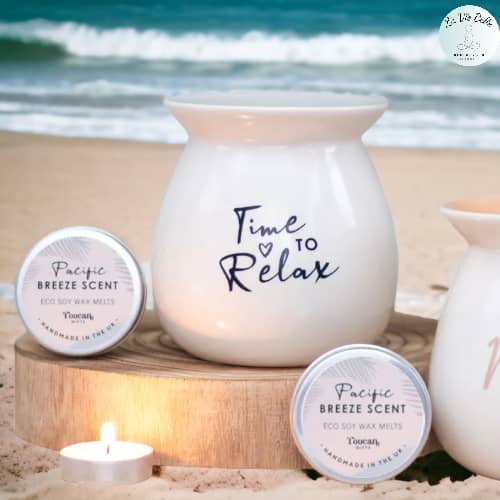 Time to Relax Wax Melt Burner Gift Set