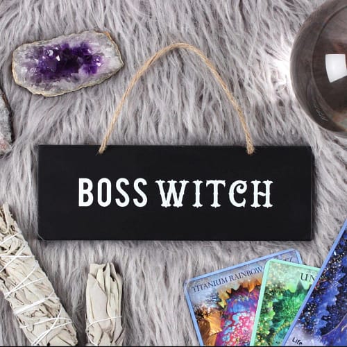 Boss Witch Plaque